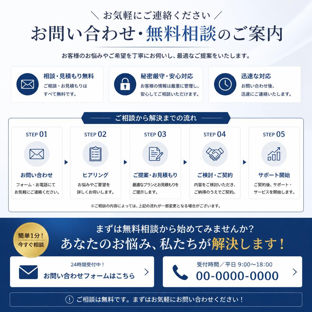 無料相談のご案内