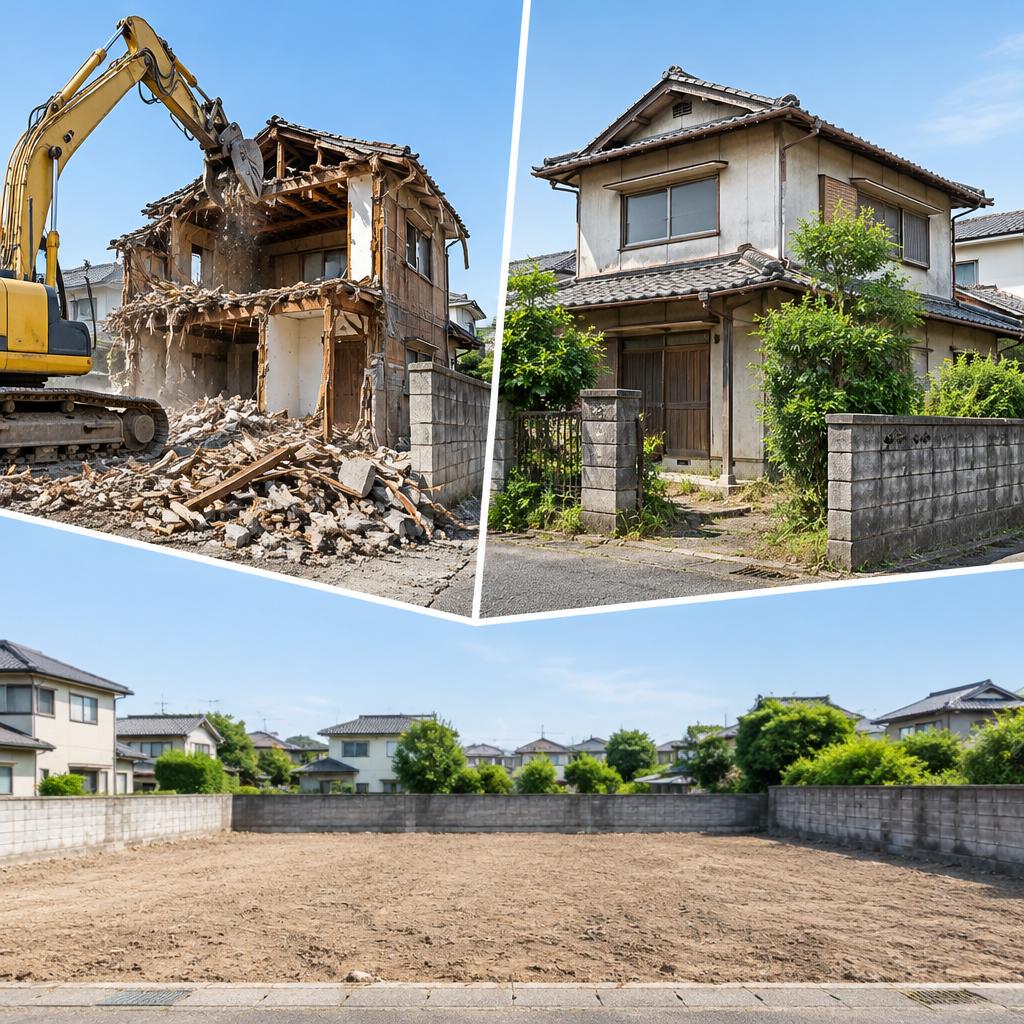解体する？そのまま売る？古家付き土地の選択肢を整理